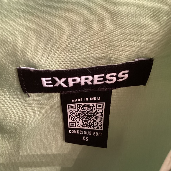 Express Floral Long Sleeve Faux Wrap Romper - Picture 6 of 8